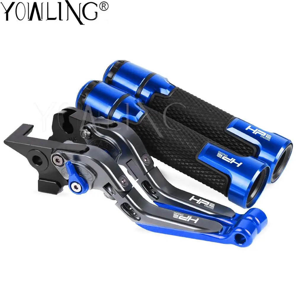 

Motorcycle Accessories CNC Brake Clutch Levers Handlebar knobs Handle Hand Bar Grip Ends FOR BMW HP2 Enduro 2005 2006 2007 2008