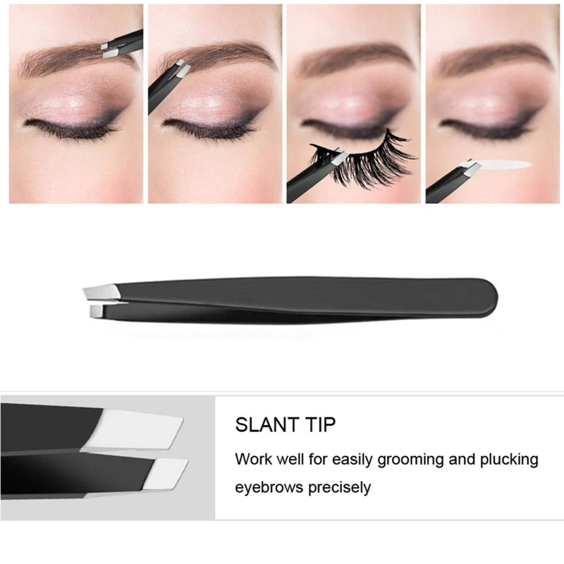 Профессиональный пинцет для бровей и удаления волос на лице вросших волосах