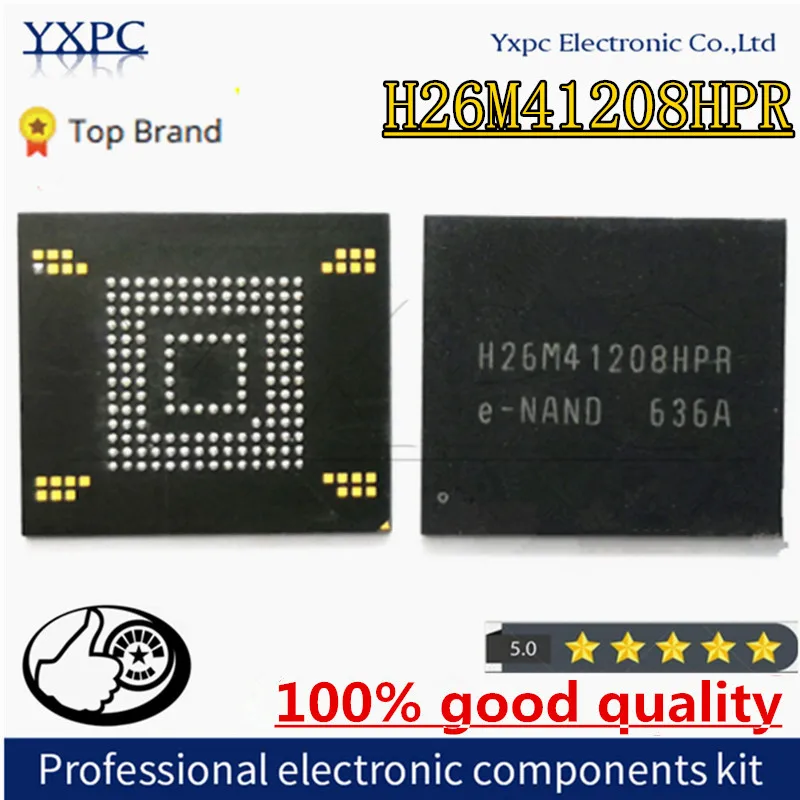 

H26M41208HPR BGA153 EMMC Flash Memory IC Chipset with balls