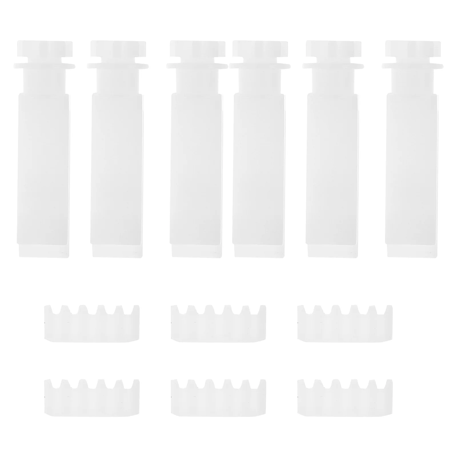 

6 Sets Vertical Blind Repair Tabs White Set Plastic Repair Stem White Stems Vertical Window Blind White Blinds