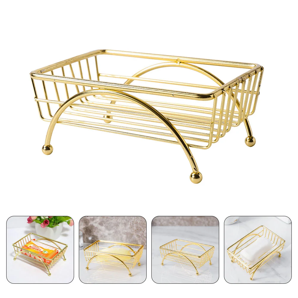 

Wire Soap Bar Holder Metal Travel Box Bathtub Dish Bathroom Tray Keeper Container Shower