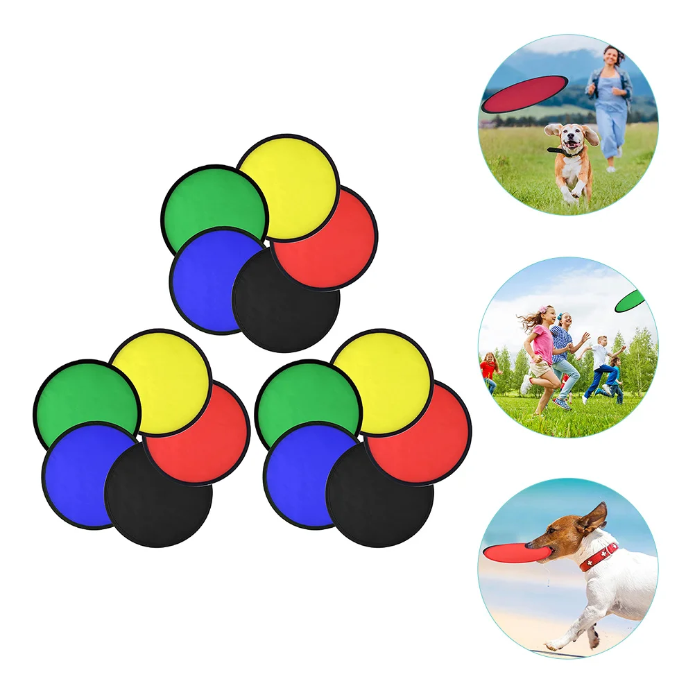 

Disc Flying Toy Folding Kids Children Plaything Foldable Party Game Outdoorfan Funny Polyesterinteresting Portable Household Dog