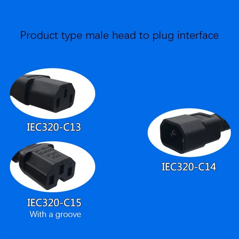 Удлинитель питания от C14 до 3XC13 одноточечный удлинитель с тремя вилками для