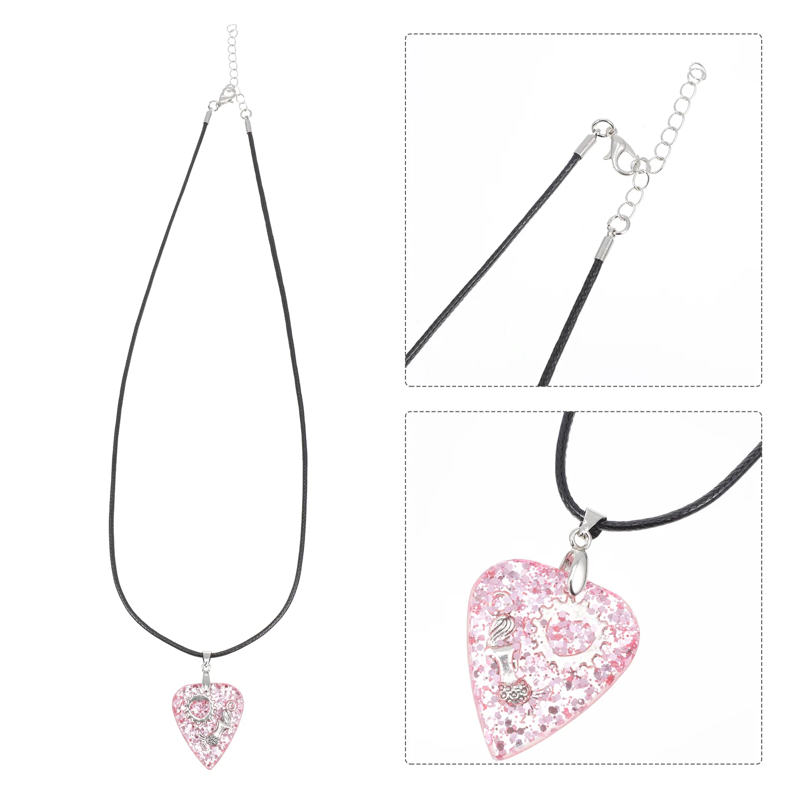 

1 Set Practical Guitar Pick DIY Guitar Fingertip Pick Necklace Guitar Accessory