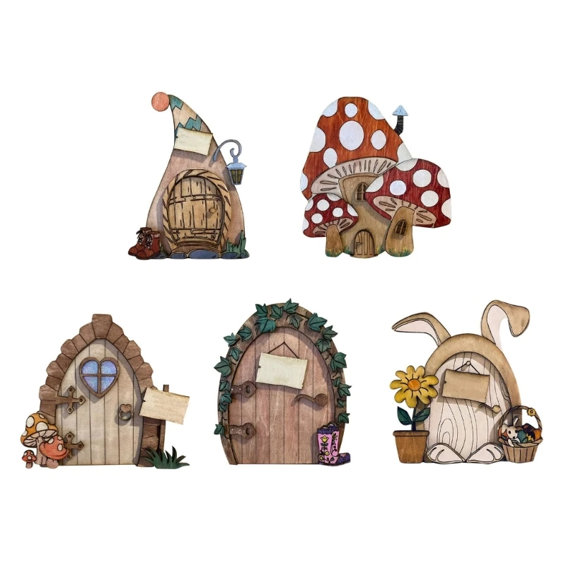 

Миниатюрные фигурки феи, кроликов, дверей, пасхальное украшение для двора, сада, дерева