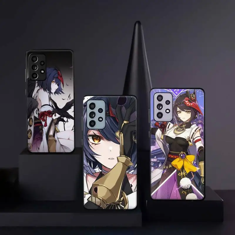 

Genshin Impact Kujo Sara Phone Case For Samsung galaxy A S note 10 12 20 32 40 50 51 52 70 71 72 21 fe s ultra plus