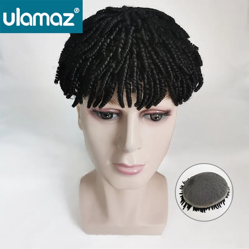 Дышащий парик Dreadlock для мужчин