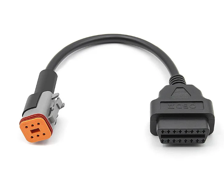 Диагностические кабели для мотоцикла 6 Pin-16 Pin OBD2 адаптер Harley Davidson поддержка ELM327 OBD