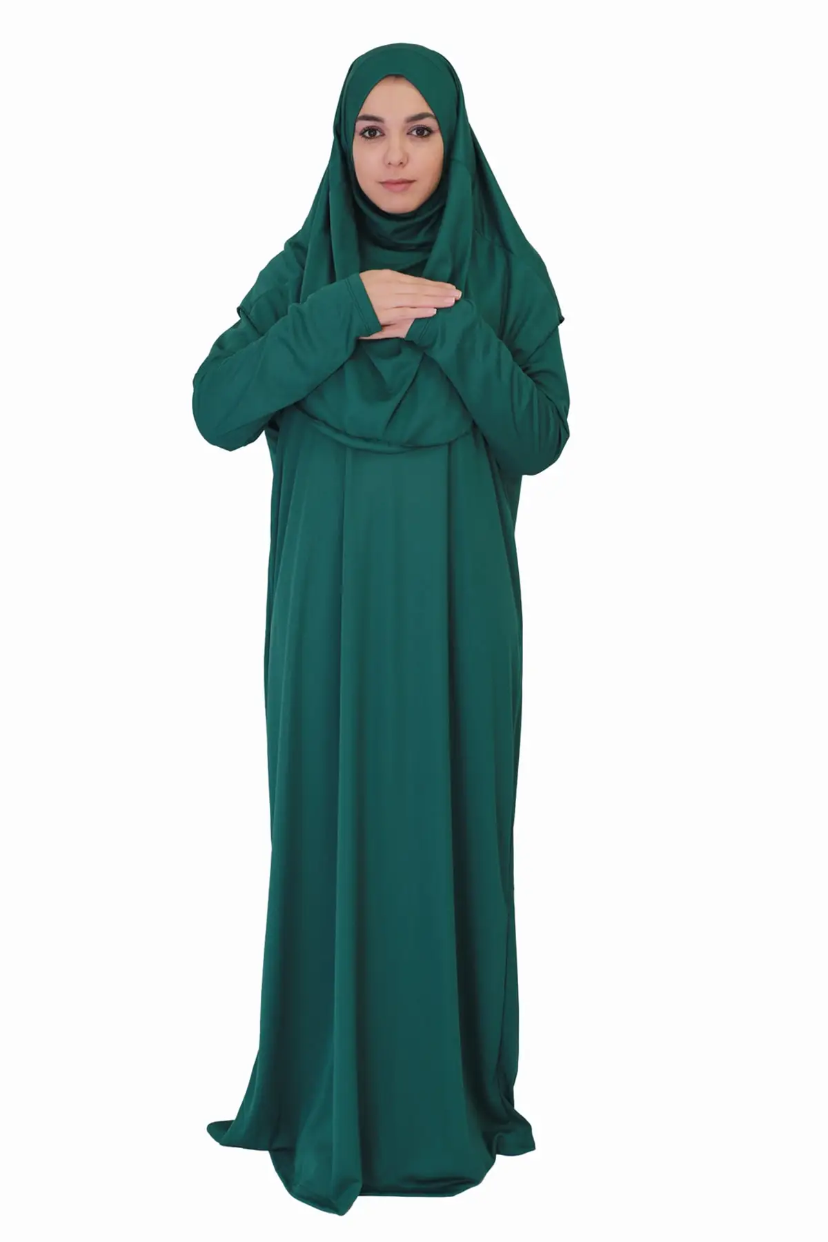 

Green Zipperless Prayer Gown