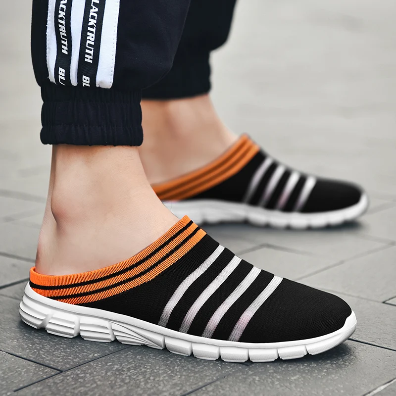 Women Summer Outdoor Sandals Lightweight Slip-on Casual shoes Men Indoor Slippers Soft Breathable