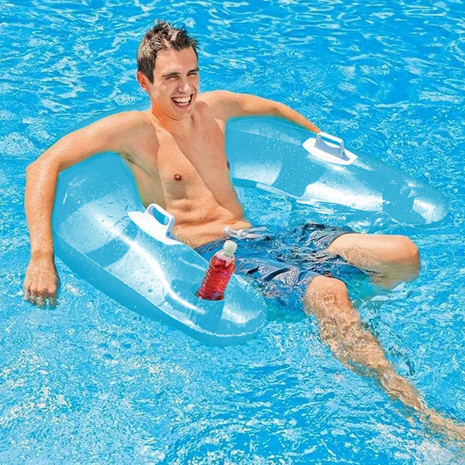 

Pool Party Floating Bed Floating Chair Mattresses Beach Summer Water Hammock Inflatable Swimming Float Pool For Lounger Air