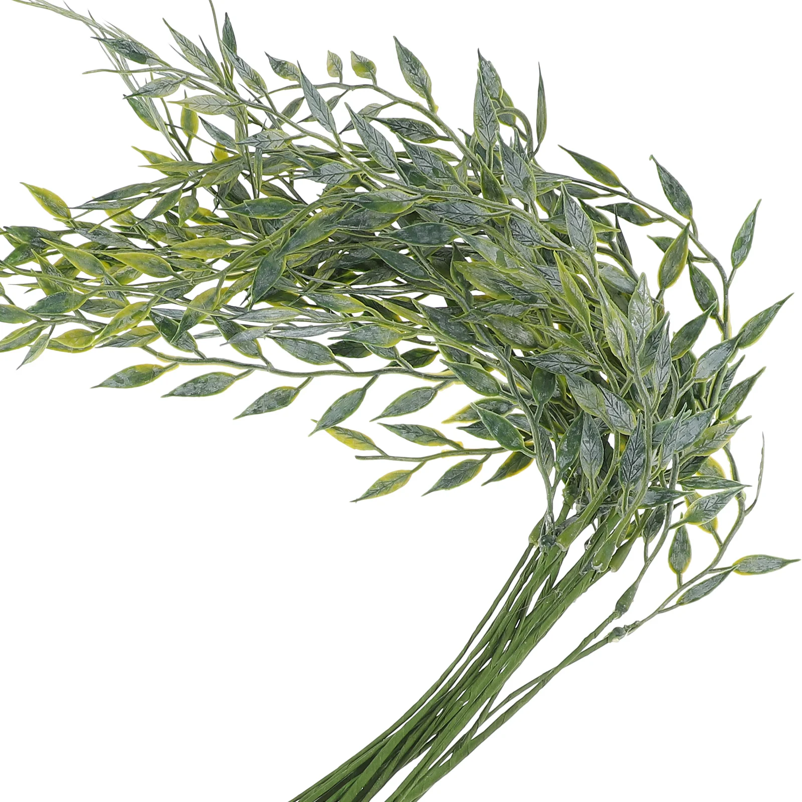 20 шт. искусственные ветки ивы имитация листьев декор для вазы стебли растений