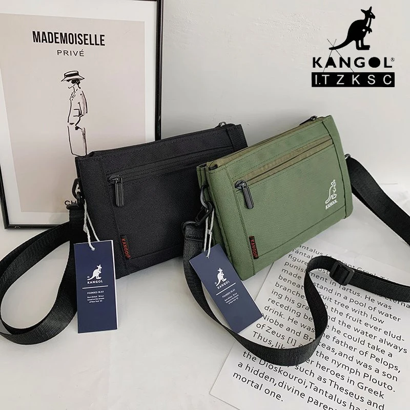 

Новинка 2022, модная сумка на плечо KANGOL, однотонная цепочка унисекс, Повседневная модная сумка через плечо для телефона, кошельки и сумочки
