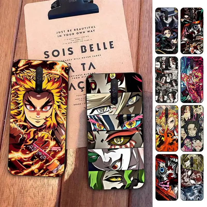 

Kokushibo Demon Slayer Kimetsu no Yaiba Phone Case For Redmi 9 5 S2 K30pro Silicone Fundas for Redmi 8 7 7A note 5 5A
