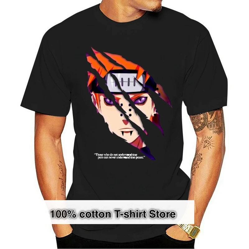 

Men tshirt pain is my game Pain Nagato T Shirt Printed T-Shirt tees top