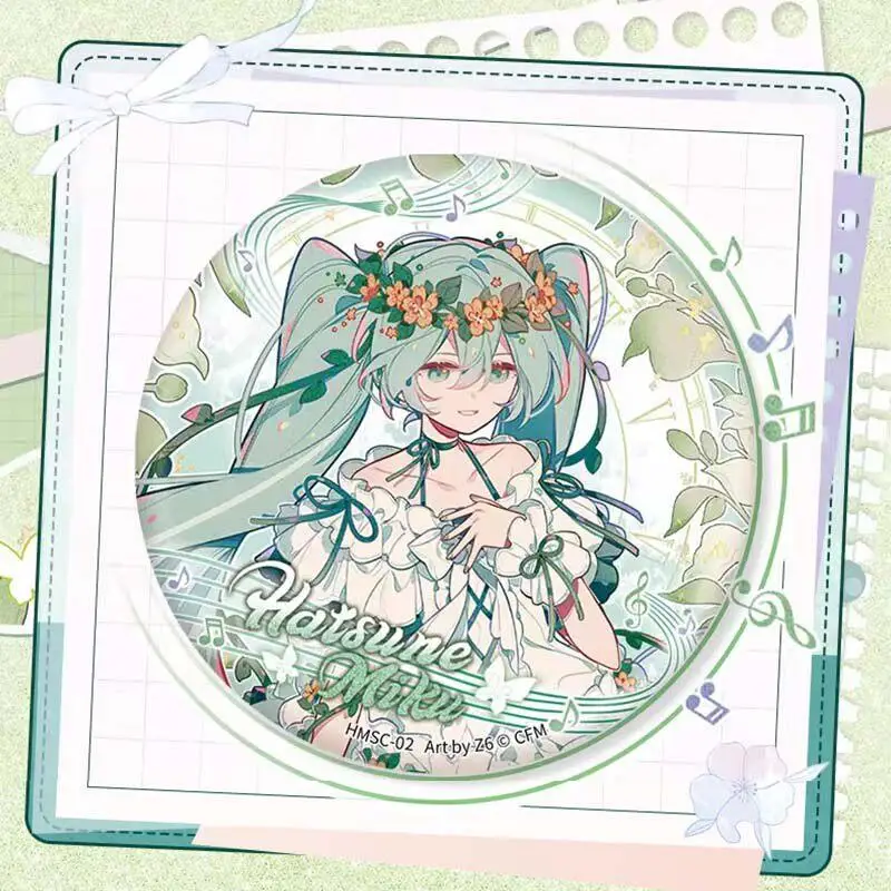 Фото Официальная серия значков Kayou Hatsune Miku Spring Concerto, подлинный аниме-мерч, коллекционный значок из жести, подарок для фанатов №4