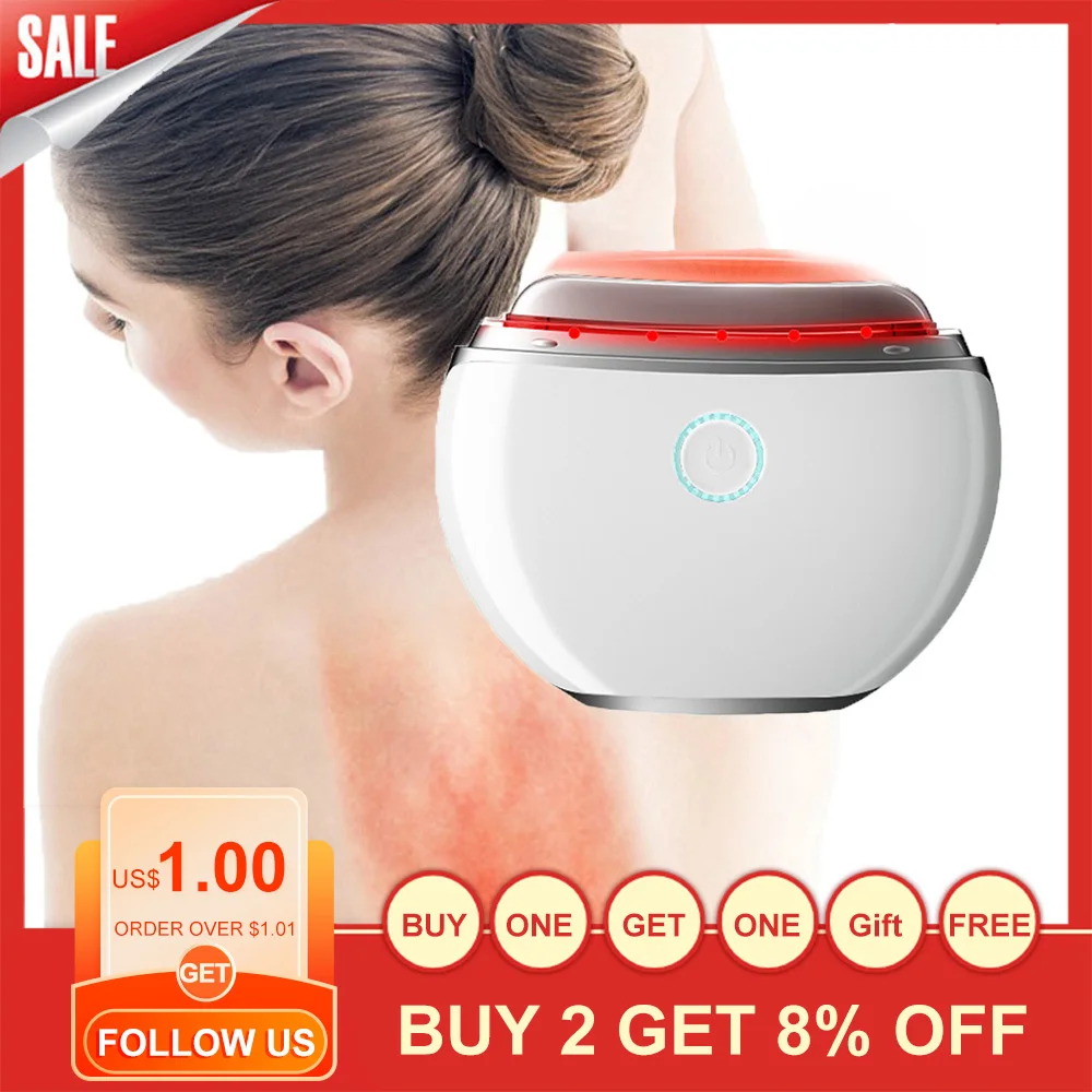 

Electric Microcurrent Face Neck Body Lifting Anti-Wrinkle Gua Sha Beauty Massager LED Photon Therapy Skin Rejuvenation Device