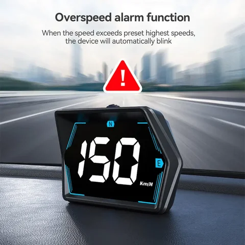 USB автомобильный HUD головной дисплей цифровой спидометр GPS измеритель скорости KMH MPH дисплей для грузовика мотоцикла автозапчасти аксессуары