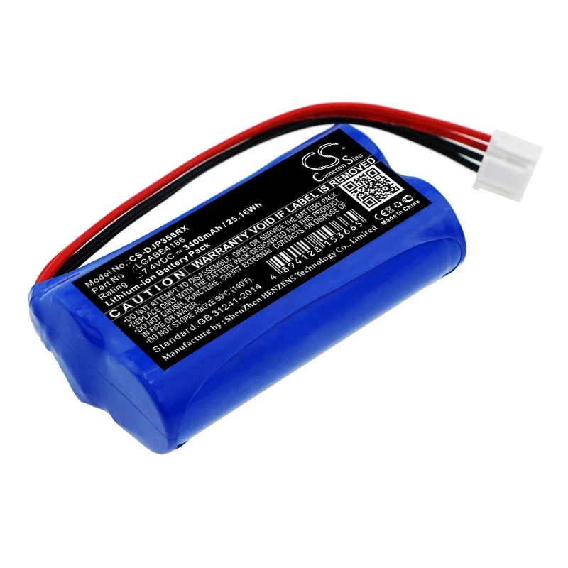 

CS 3400mAh / 25.16Wh battery for DJI GL358WB, Phantom 3 4K, Phantom 3 Standard LGABB4186