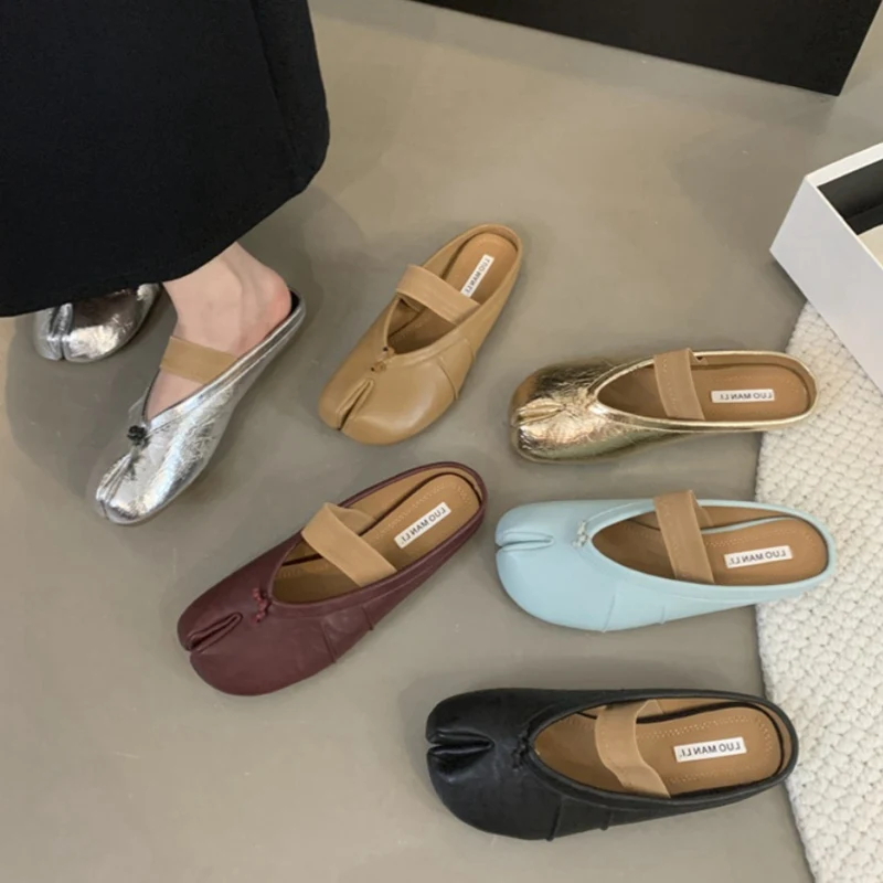 Женские тапочки Ninja брендовые мюли из мягкой микрофибры удобные на плоской