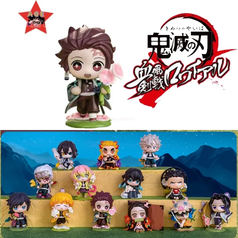 Kamado Tanjirou Kamado Nezuko Box Pvc Anime Figure Model Male Doll Gift