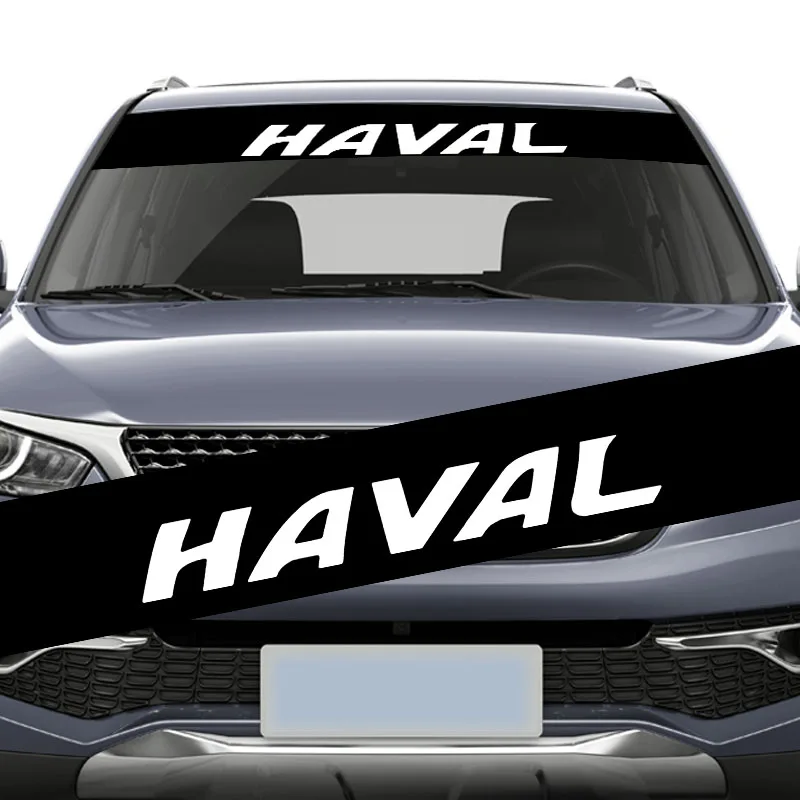 

1pcs Car Front Windshield Stickers Vinyl Decal Car Decoration Stickers For Haval H6 M6 H2S H4 H7 H5 H8 H9 H1 F5 F7X F7 Car Goods