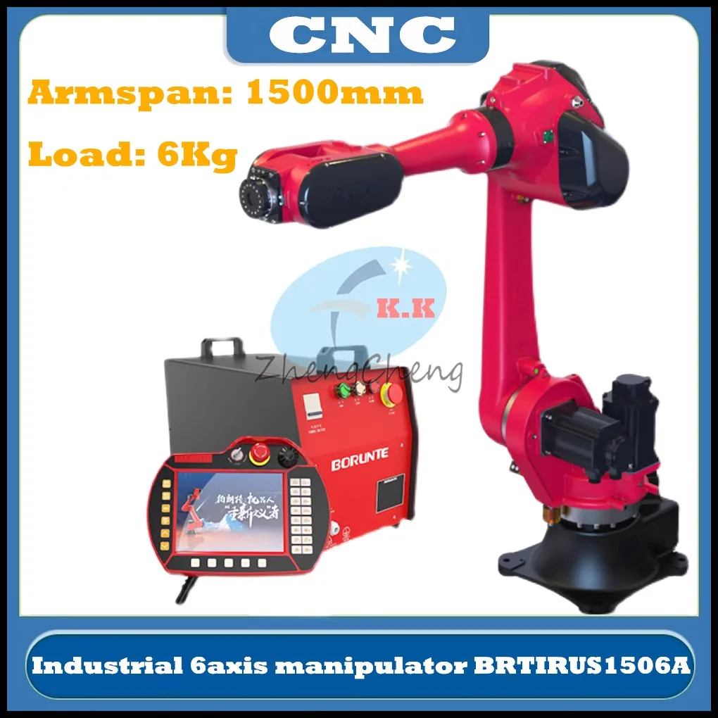 

NEW CNC industrial 6axis manipulator welding automatic loading and unloading handling palletizing Arm extension 1500mm 6Kg