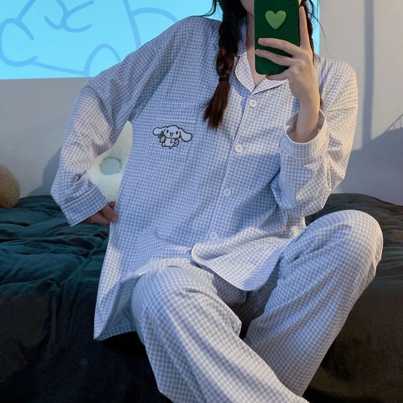 MINISO Sanrio Kuromi Cinnamoroll Pochacco My Melody мультфильм аниме молочный шелковый кардиган