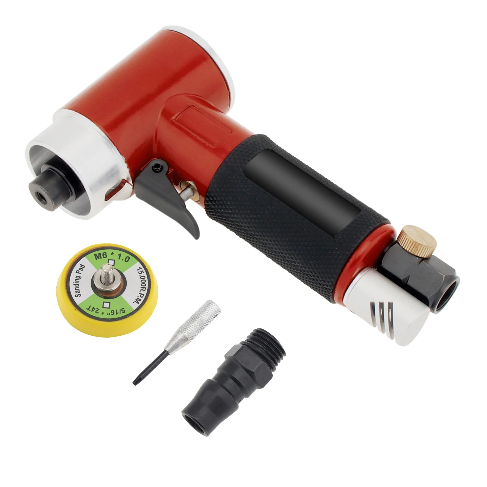 

2-дюймовые воздушные шлифовальные машины с прямым сердцем, высокоскоростной мини-пневматический шлифовальный станок с кнопочным переключателем и шлифовальной подушечкой для полировки