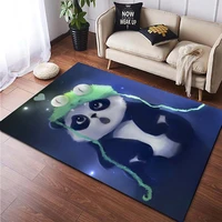 3d printing panda beauty printed carpet for living room non slip area rug bedroom modern home decoration yoga mat dropshipping