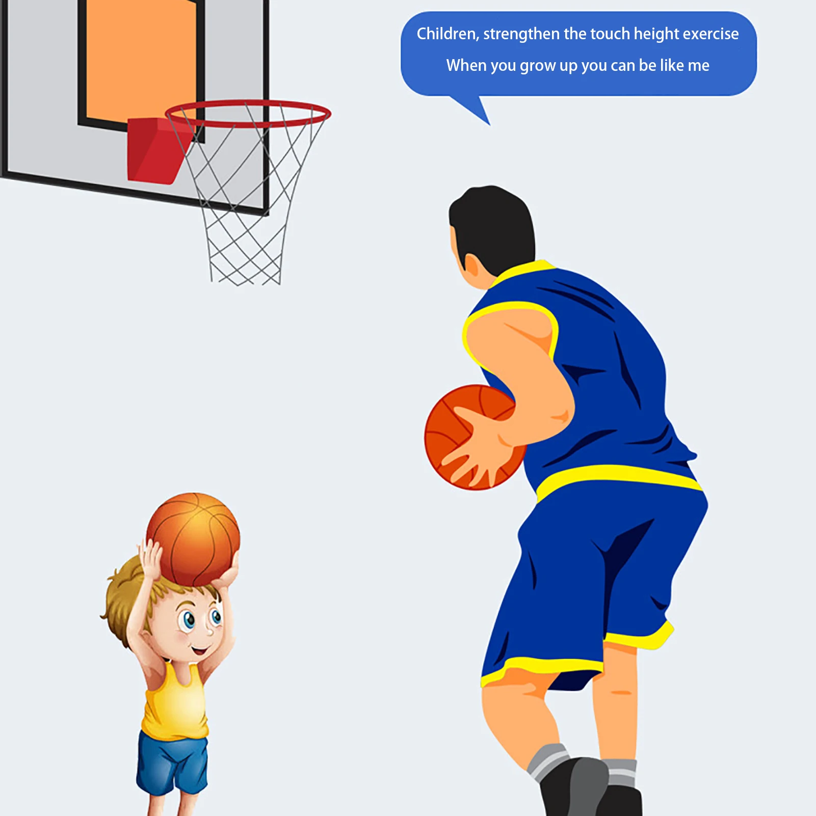 

Тренажер для прыжков, простой в установке вертикальный тестер для прыжков, который заинтересовал детей в спорте и стимулирует желание дете...