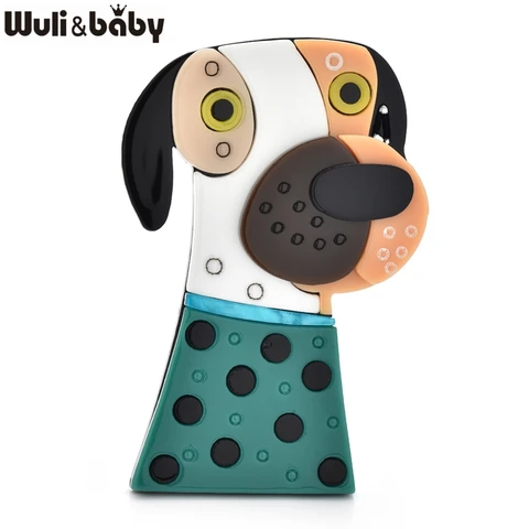 Wuli&baby акриловые броши с далматинскими собаками