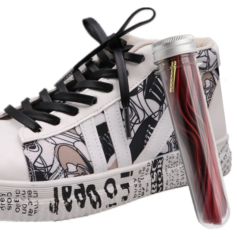 Weiou Lady Series RED GOLD PINK String Office Women Useful 7MM PU Leather Business Lacets Elegant 30 Pairs Wholesale Cheap Tape