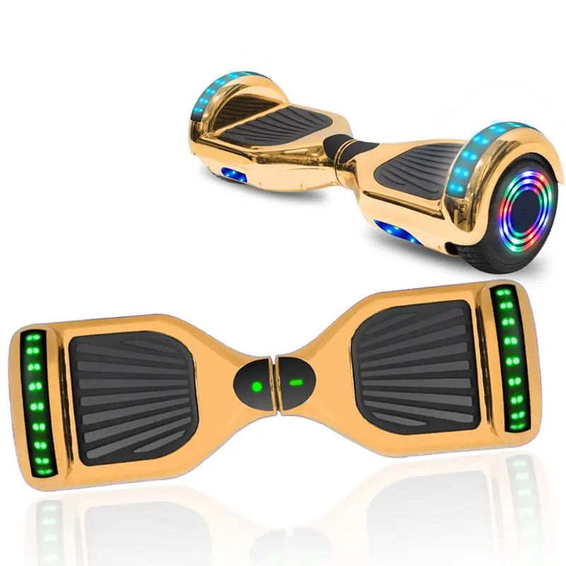 

New Design Hoverboard Electric Self Balancing Scooter Safety Certified with Wireless Speaker LED Lights Carry Handle