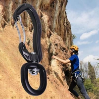 reliable indeformable wear resistant high hardness safety rotational buckle hanging rotational buckle for backpacking
