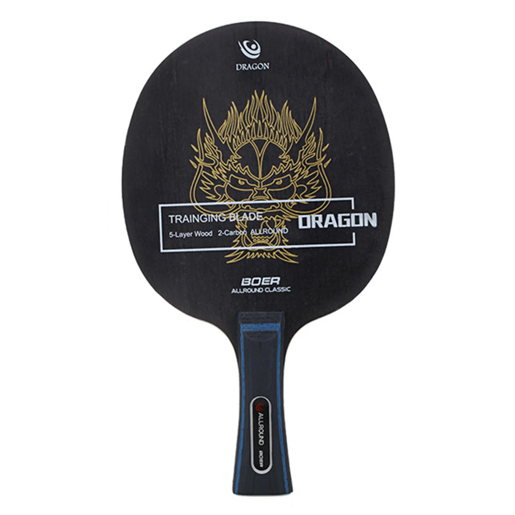 

Ping Pong Racket 7 Ply Table Tennis Blade Arylate Carbon Fiber Lightweight Table Tennis Accessories Long Handle