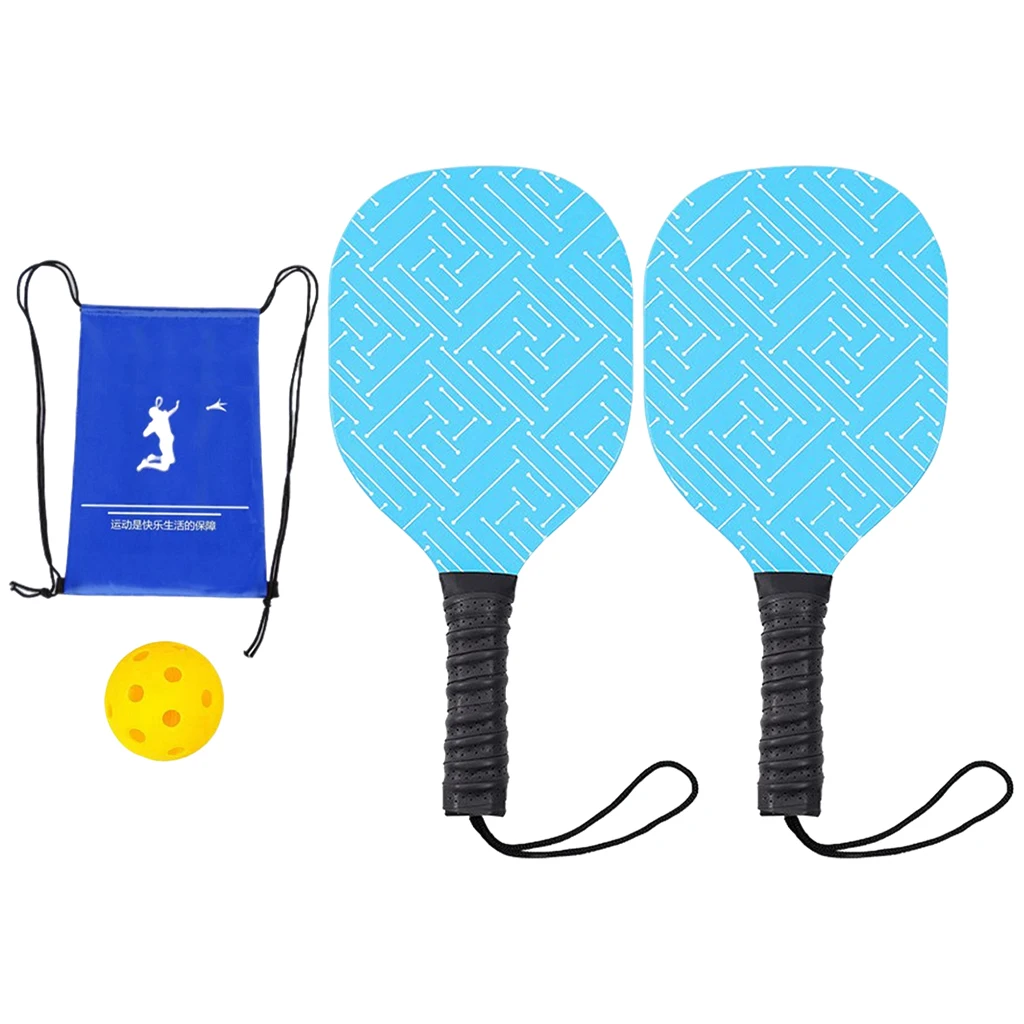 Ракетки для пиклебола комплект оборудования деревянный широкий корпус детей