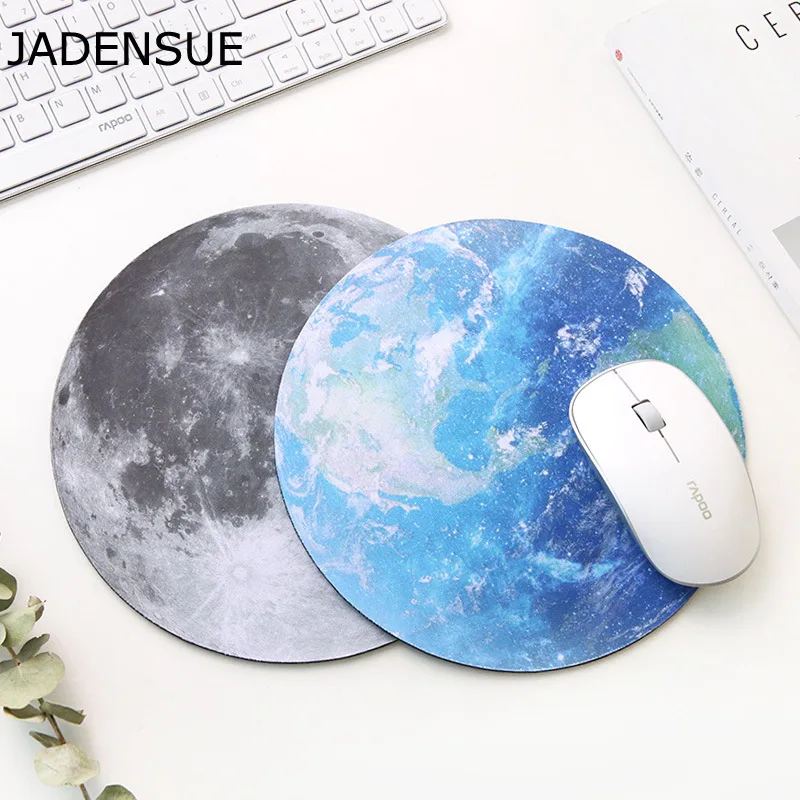 

Creative Planet Cute Mouse Pad Soft Small Fresh Studentsanti Slip Round Laptop Mouse Pad Kawaii Desk Pad Gaming Desk Mats