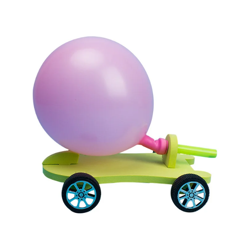 

Filler Balloon Racer DIY Balloon Car Creative Scientific Childrens Educational Reaction Car Best Gifts for Kids Craft Toys