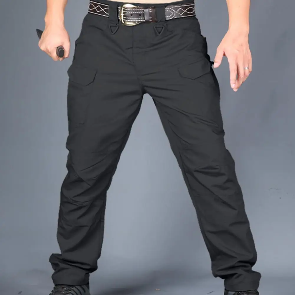 

Hunting Chic Breathable Training Pants Zip-up Outdoor Pants Friendly to Skin for Jungle Adventure