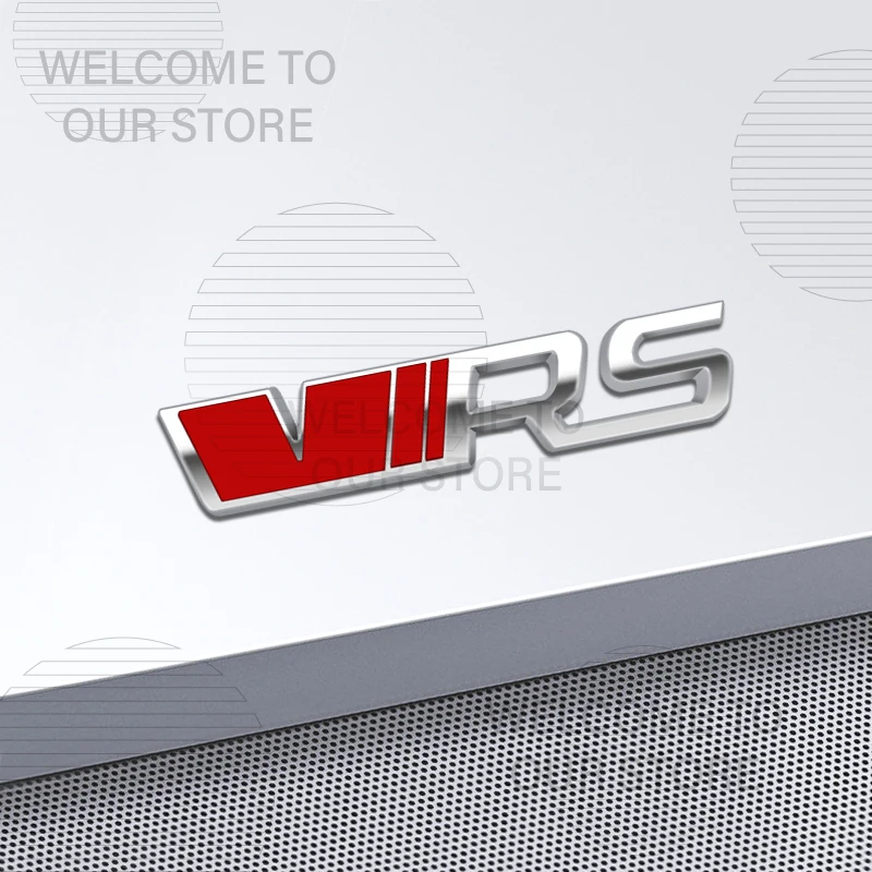 

Автомобильный декор, металлическая надпись VRS, эмблема передней решетки, 3D наклейка для Skoda Octavia Kamiq Kodiaq Karoq Superb Fabia, наклейки на задний багажник