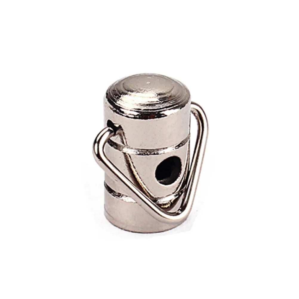 

Metal Strap Lock Strap Button Large Banjo Guitar Strap Hook Button for Banjo (Silver) Electric