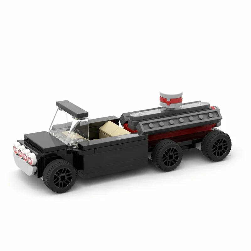 125 шт. MOC City Traffic Rear Engine Hot Rod V16 Chevrolet 454 Big Block Модель из строительных блоков Архитектура Искусство Образование (art.: 3920dd0366ce1) - 3920dd0366ce1