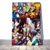 demon slayer season2 japanese anime canvas paintings cartoon posters and prints cuadros wall art pictures for kid bedroom home d