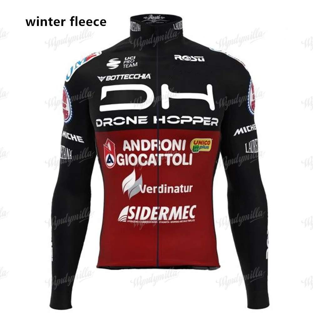 2022 Bike Team Set Drone Hopper - Androni Giocattoli (Winter Jacket Set+Spring Suit)-Professional Cycling Team Racing Jersey