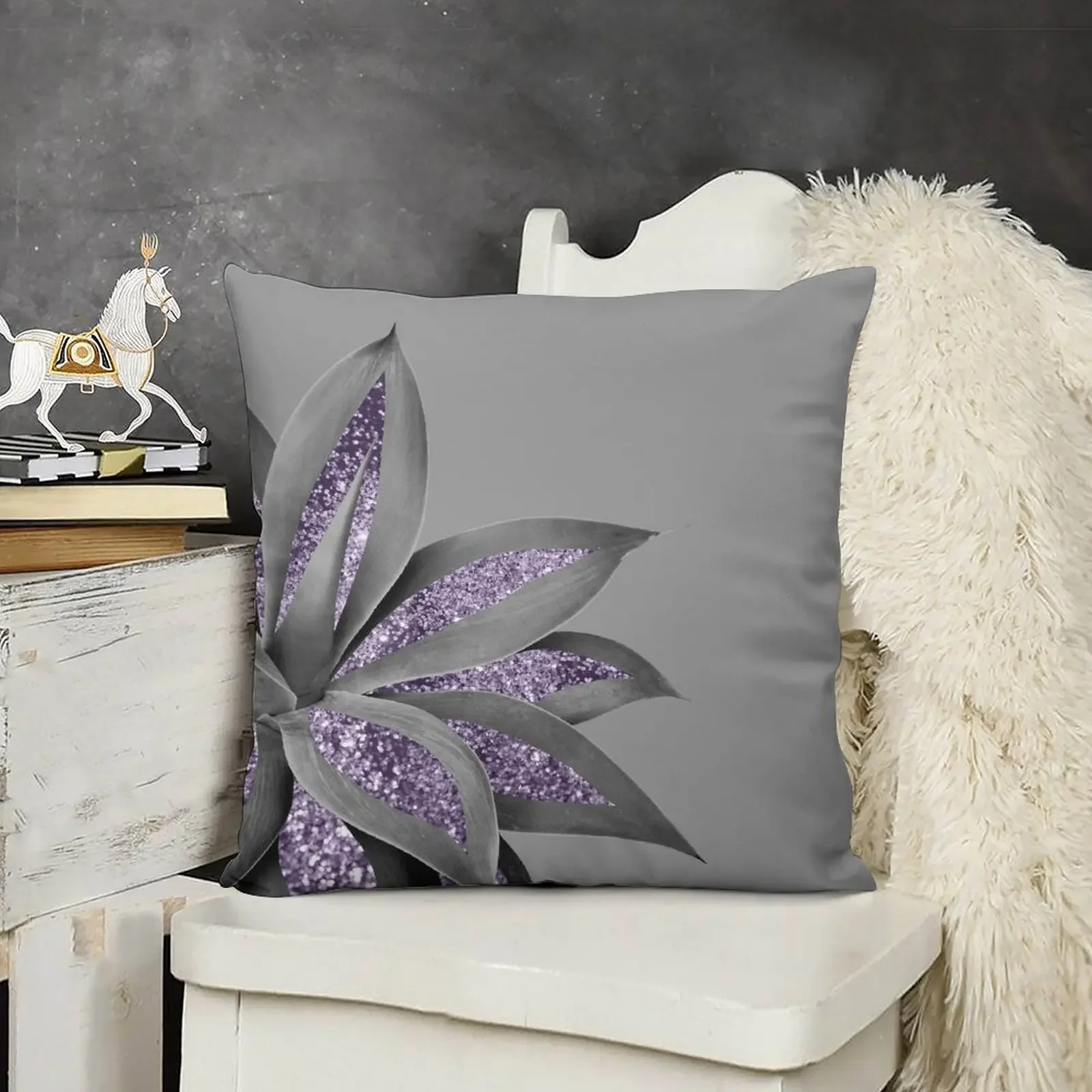 Глемма с блестками Agave Finesse # 4 (искусственный блеск) тропический декор