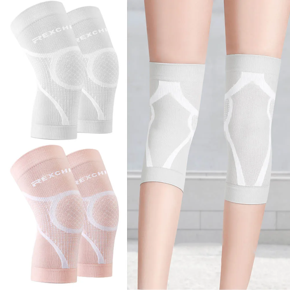 

1pair Knee Pad Support Joint Nylon Fitness Knee Pads Cycling Running Yoga Protector Leg Sleeve For Basketball Football Tennis