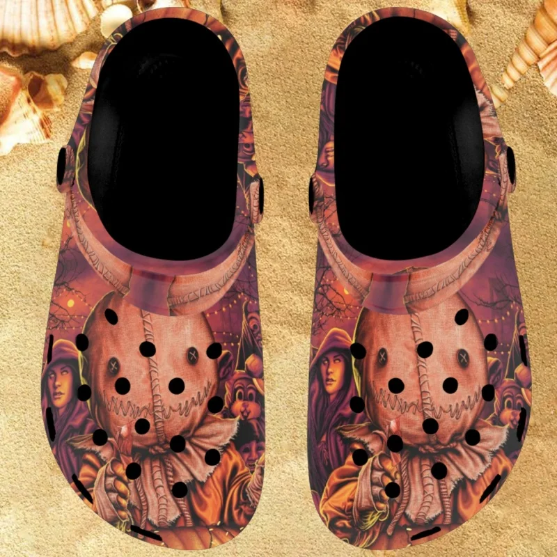 

Twoheartsgirl Horror Halloween Film Trick R Treat Sam Soft Bottom Sandals Outside Beach Slippers Breathable Slide Zapatos Hombre