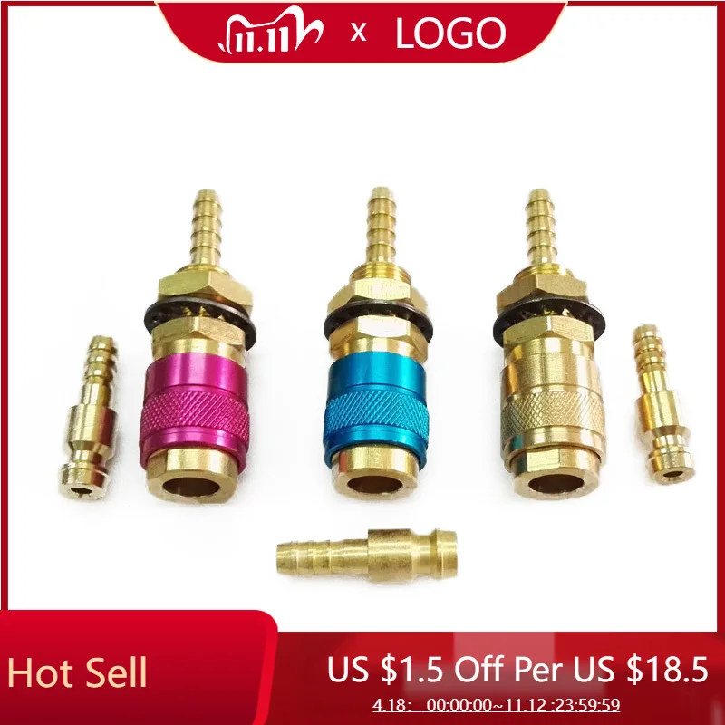 

Gas & Water Quick Connector For MIG TIG Welder Torch 3 Color For Welding Torch milwaukee germ free key