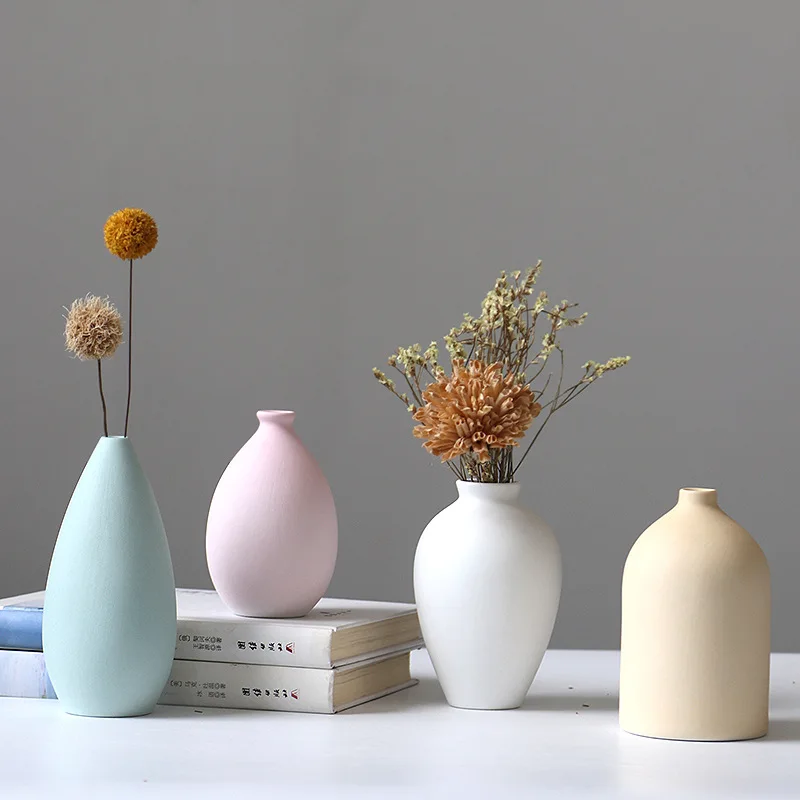 

Vase Decoration Living Room Flower Arrangement Ins Nordic Style Home Hotel Decoration Fresh Morandi Dried Flower Flower